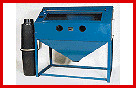 blasting cabinets, sandblasting, pressure cabinets, plastic blasting